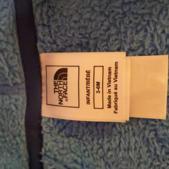 Infant Boy's 3-6 Month North Face Full-Zip Fleece Bunting - Picture 5 of 7